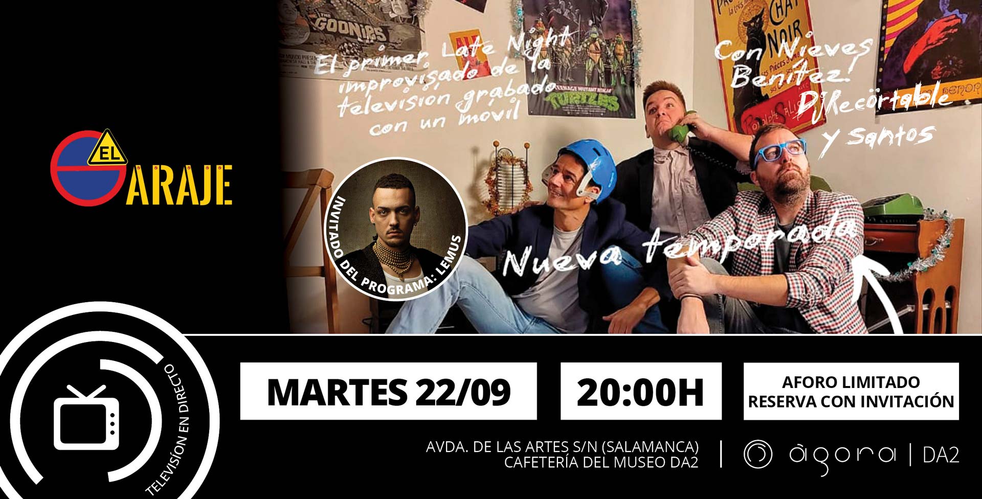 grabacion en directo programa Garaje Jes Martins