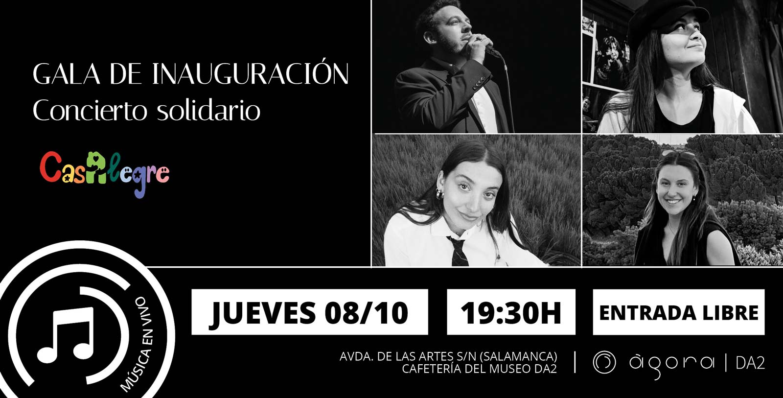 eventos Agora DA2 musica en vivo