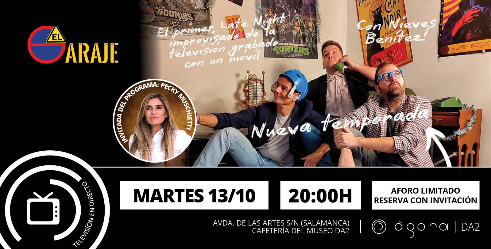 grabacion en directo programa Garaje Jes Martins